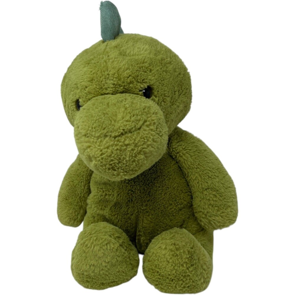 Animal Adventure Plush Dinosaur 14" Green Corduroy Spikes Soft Stuffed Animal